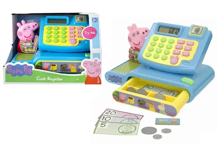 Касовий апарат 1684937 PEPPA на батарейках, музика Peppa Roleplay - Фото 1 Касовий апарат 1684937 PEPPA на батарейках, музика Peppa Roleplay - зображення 1