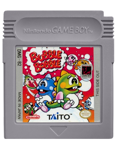Игра Nintendo Game Boy Bubble Bobble Английская Версия Только Картридж Б/У - Фото 1 Игра Nintendo Game Boy Bubble Bobble Английская Версия Только Картридж Б/У - изображение 1