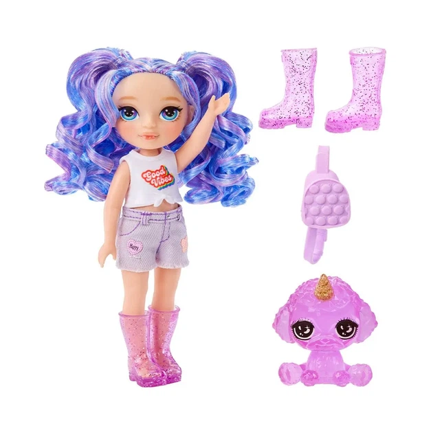 Ігровий набір із лялькою Rainbow High серії Littles Аметиста - Фото 4 Ігровий набір із лялькою Rainbow High серії Littles Аметиста - зображення 4