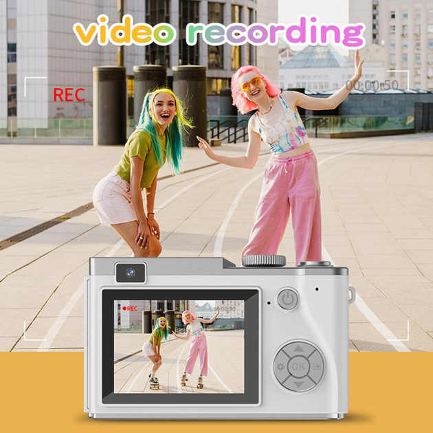 Цифровая камера 64 МП 1080P с 16-кратным цифровым зумом (CCD Digital Camera LK-003) - изображение 3