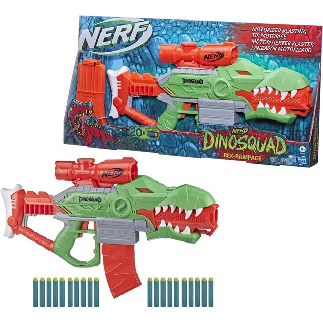 Бластер Hasbro Nerf Dinosquad Rex-Rampage (F0807) - изображение 8
