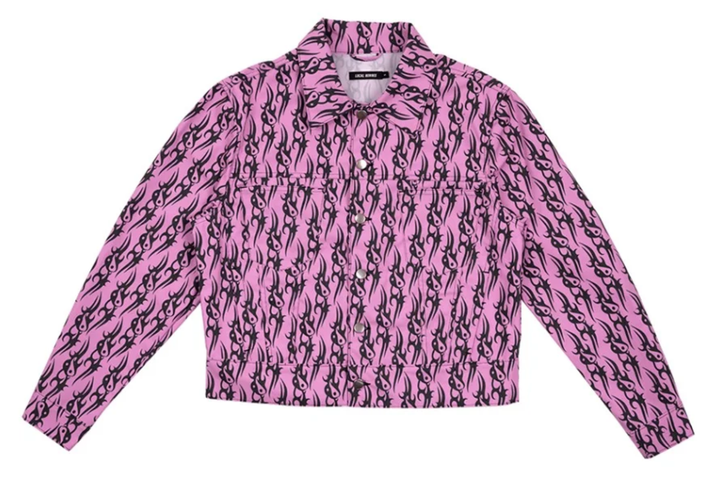 Жіноча куртка з рожевою катаною Tribal Love Рожеві місцеві герої M SS21J0002 (M) - изображение 2