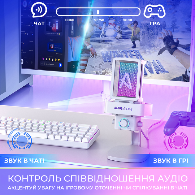 USB мікрофон Fifine Q8PRO White - зображення 7