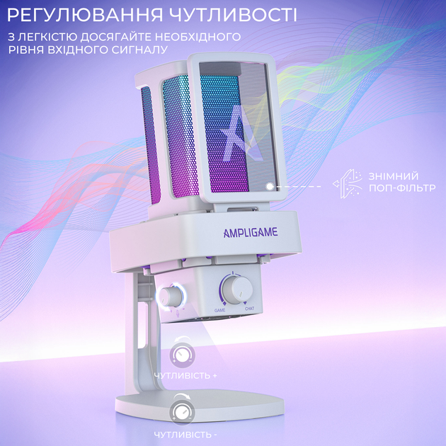 USB мікрофон Fifine Q8PRO White - зображення 9