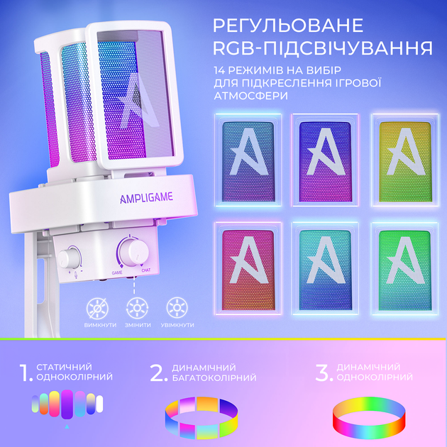 USB мікрофон Fifine Q8PRO White - зображення 12