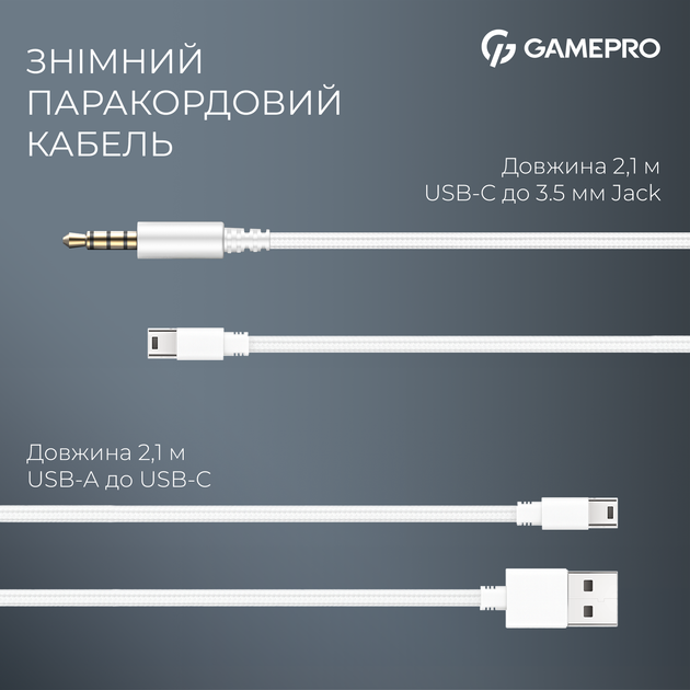 Навушники GamePro Asgard Freya (HS145W) - зображення 5
