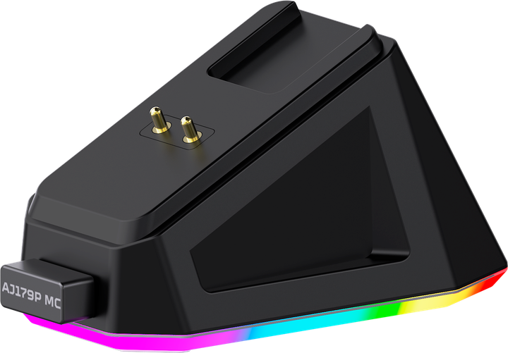 Бездротова ігрова миша Ajazz AJ179P MC Black 2.4G/Bluetooth/USB type-c (AJ179P-MC-B) - зображення 5