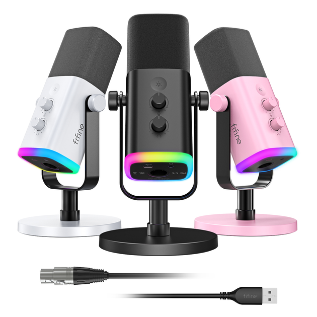 USB мікрофон Fifine AM8 - Фото 5 USB мікрофон Fifine AM8 - зображення 5