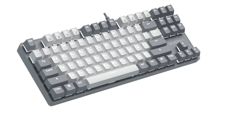 Клавіатура дротова GamePro Genesis Metallic MK110G Outemu Red Switch USB Gray (MK110G) - изображение 3
