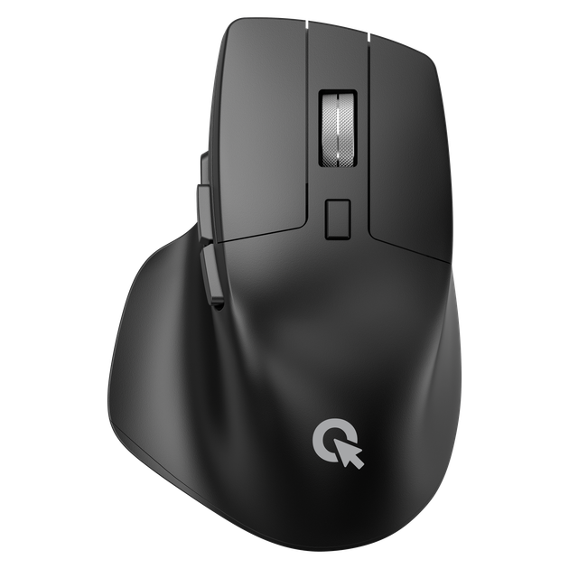 Мышь OfficePro M395B Silent Click Ergonomic Wireless Black - изображение 2
