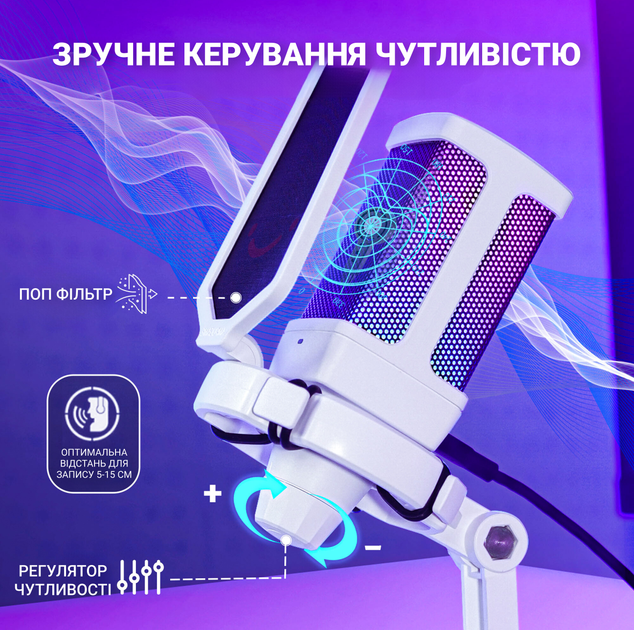 Микрофон Fifine Q6W White - изображение 6