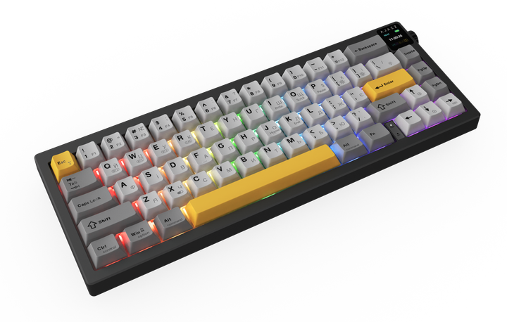 Беспроводная механическая клавиатура Ajazz AK650 Flying Fish Switch - Black (AK650-FF-BGY) - Фото 3 Беспроводная механическая клавиатура Ajazz AK650 Flying Fish Switch - Black (AK650-FF-BGY) - изображение 3