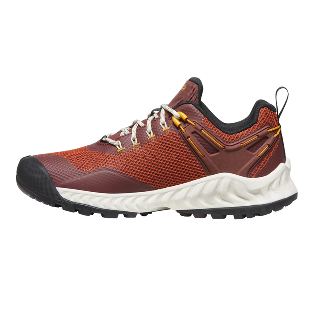 Жіночі трекінгові черевики Keen Nxis Evo Wp низькі водонепроникні червоні 35,5 1027796 (35,5) - Фото 4 Жіночі трекінгові черевики Keen Nxis Evo Wp низькі водонепроникні червоні 35,5 1027796 (35,5) - изображение 4