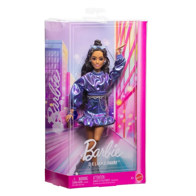 Кукла Barbie Deluxe Style Светящийся индиго (JFP42) - Фото 2 Кукла Barbie Deluxe Style Светящийся индиго (JFP42) - изображение 2