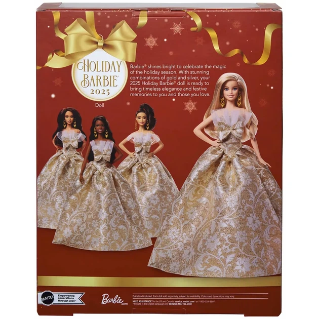 Кукла Barbie Праздничная блондинка (JBH95) - изображение 13