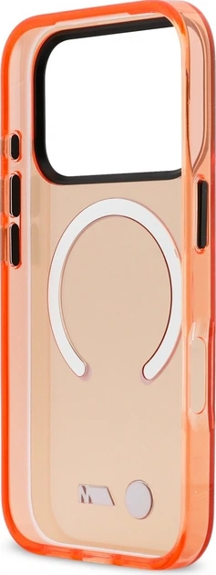Etui plecki BMW M IML Metal Logos MagSafe do Apple iPhone 17 Pro Orange (BMHMP17L25HSMLK2O) - obraz 7