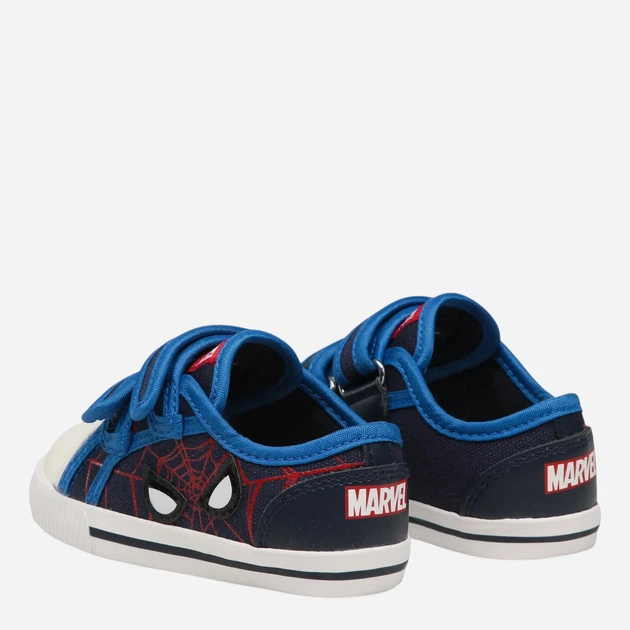 Trampki chłopięce na rzepy Geox SPIDER-MAN B Kilwi B. A B35A7A-01054-C0735 M 22 Granatowe (8056206013810) - obraz 3