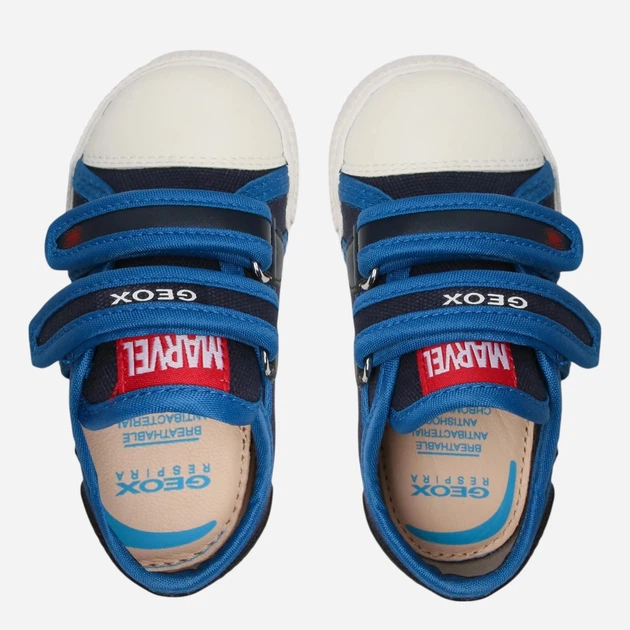 Trampki chłopięce na rzepy Geox SPIDER-MAN B Kilwi B. A B35A7A-01054-C0735 M 22 Granatowe (8056206013810) - obraz 5