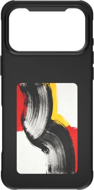 Etui plecki E-Ink 4smarts with display NFC Qi2 do Apple iPhone 17 Pro Max Black (4252011913817) - obraz 2