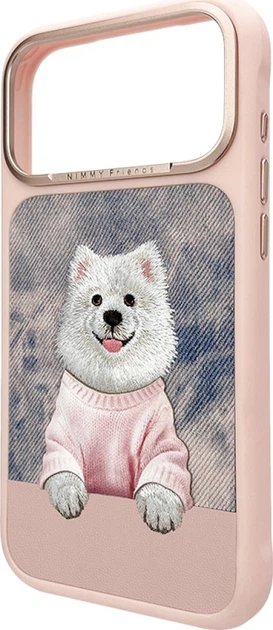Панель Nimmy Gentle Pets Series Dog MagSafe для Apple iPhone 17 Pro Max Pink (N-YSMC-IP17-PRO-MAX-038) - зображення 2