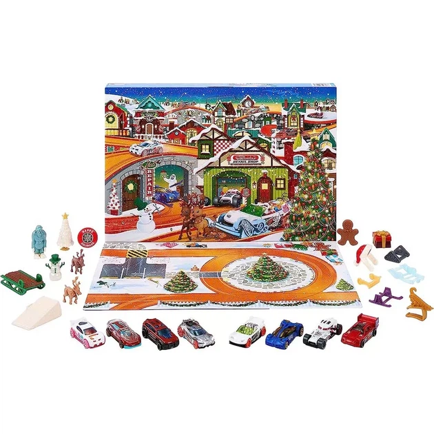 Адвент-календар Hot Wheels Машинки з аксесуарами (HKL74) - зображення 9