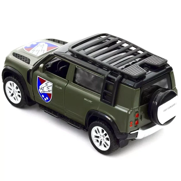 Автомодель TechnoDrive Шевроны Героев Land Rover Defender 25 ОПДБр (250289M) - изображение 11