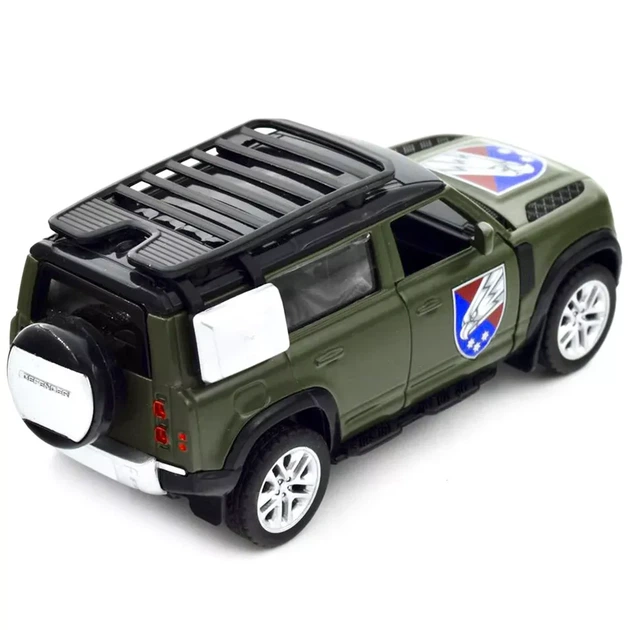 Автомодель TechnoDrive Шевроны Героев Land Rover Defender 25 ОПДБр (250289M) - изображение 13