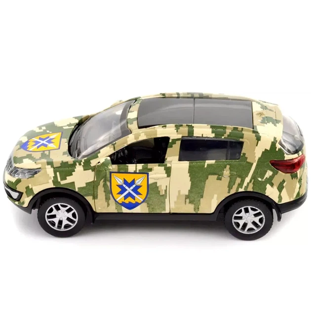 Автомодель TechnoDrive Шеврони Героїв Kia Sportage R 56 ОМПБр (250362M) - зображення 11