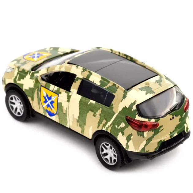 Автомодель TechnoDrive Шеврони Героїв Kia Sportage R 56 ОМПБр (250362M) - зображення 12