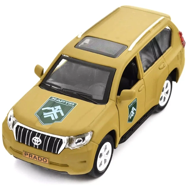 Автомодель TechnoDrive Шевроны Героев Toyota Prado Хартия (KM6188) - изображение 9