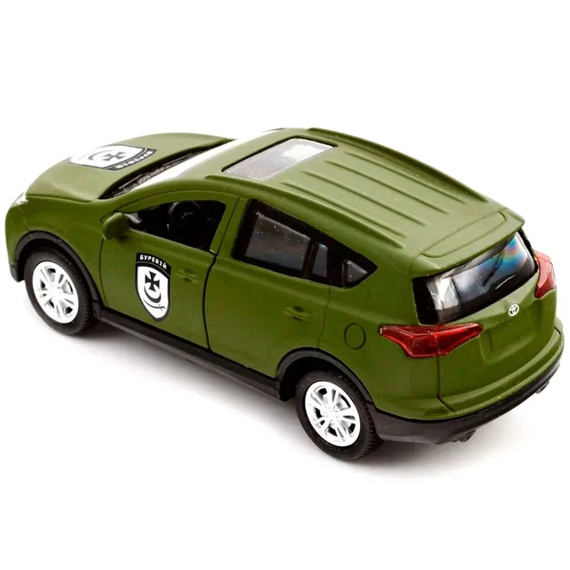 Автомодель TechnoDrive Шеврони Героїв Toyota RAV4 Буревій (KM6198) - зображення 12