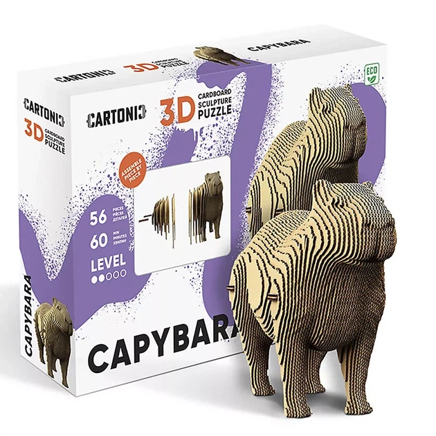 3D пазл Cartonic Capybara (CARTCAPY) - изображение 5