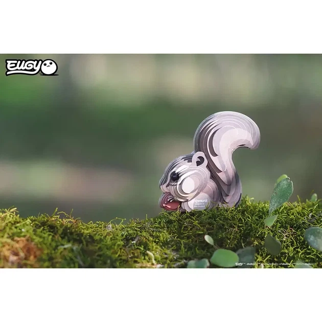 Сборная 3D модель Eugy Зоопарк Бурундук (XEG-041) - Фото 6 Сборная 3D модель Eugy Зоопарк Бурундук (XEG-041) - изображение 6