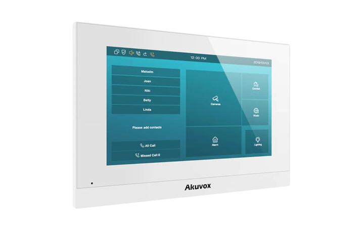 IP-видеодомофон Akuvox C313S 7'' SIP PoE, White - Фото 3 IP-видеодомофон Akuvox C313S 7'' SIP PoE, White - изображение 3