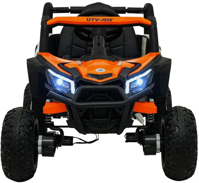 Samochód elektryczny dla dzieci Buggy Madman UTV-MX 1-osobowy Biało-pomarańczowy (5903864985009) - obraz 2