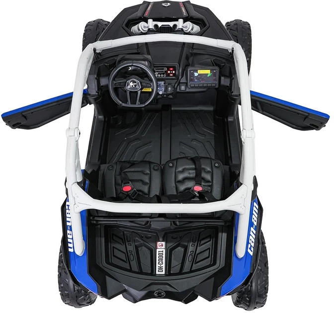 Samochód elektryczny dla dzieci Buggy Maverick Turbo RR 2-osobowy Niebiesko-szary (5903864960648) - obraz 5