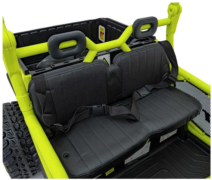 Samochód elektryczny dla dzieci Farmer Truck UTV Racing 2-osobowy Zielony (5903864944051) - obraz 8
