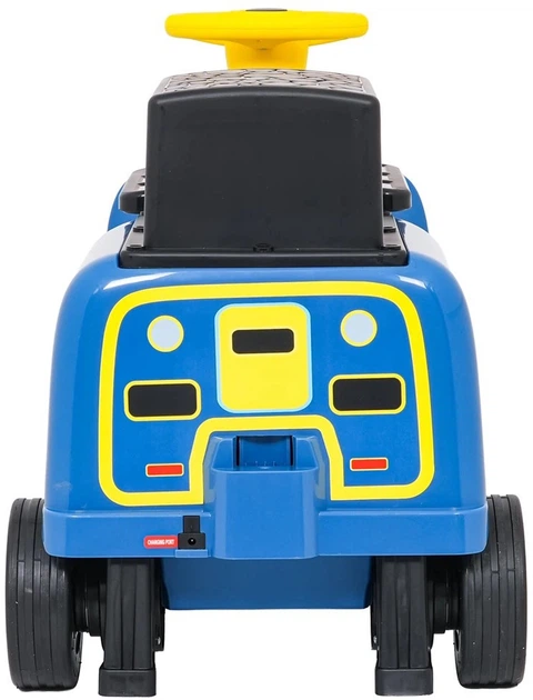 Parowoz elektryczny dla dzieci Stacyjkowo Bruno 2-osobowy Niebieski (5903864960242) - obraz 5