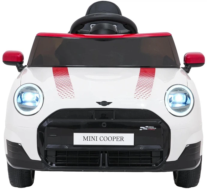 Samochód elektryczny dla dzieci Mini Cooper 1-osobowy Biały (5903864960204) - obraz 2