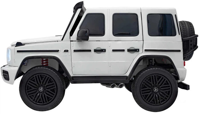Samochód elektryczny dla dzieci Mercedes-Benz G63 AMG XXL 2-osobowy Biały (5903864942538) - obraz 3