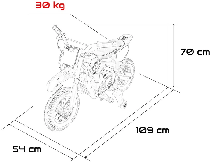 Motor elektryczny dla dzieci Honda CFR450R 1-osobowy Zielony (5903864960280) - obraz 6