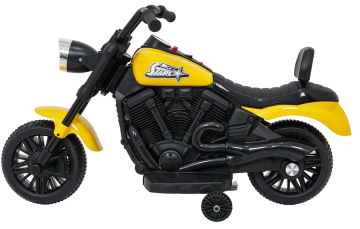 Motor elektryczny dla dzieci Star 1-osobowy Żółty (5903864960075) - obraz 3