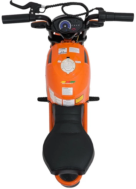 Motor elektryczny dla dzieci Supermoto 1-osobowy Pomarańczowy (5903864960907) - obraz 5