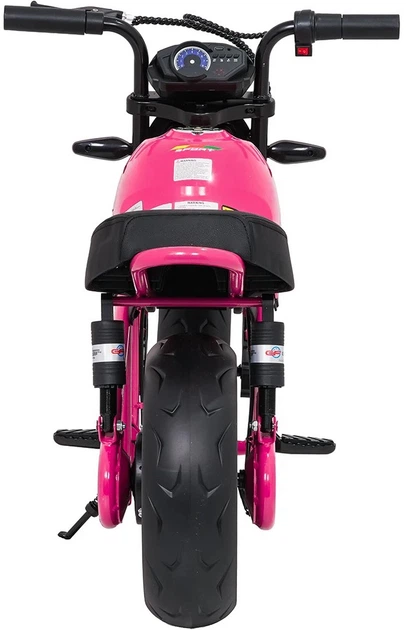 Motor elektryczny dla dzieci Supermoto 1-osobowy Różowy (5903864960891) - obraz 4
