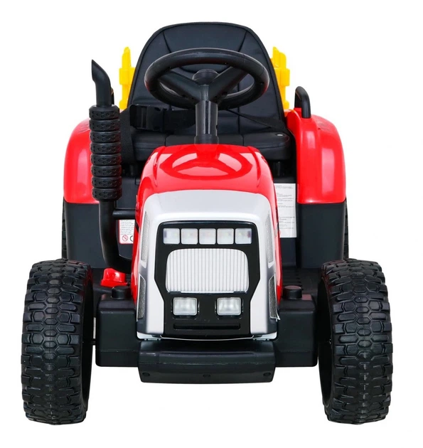Traktor elektryczny dla dzieci Blow z przyczepą 1-osobowy Czerwony (5903864908152) - obraz 2
