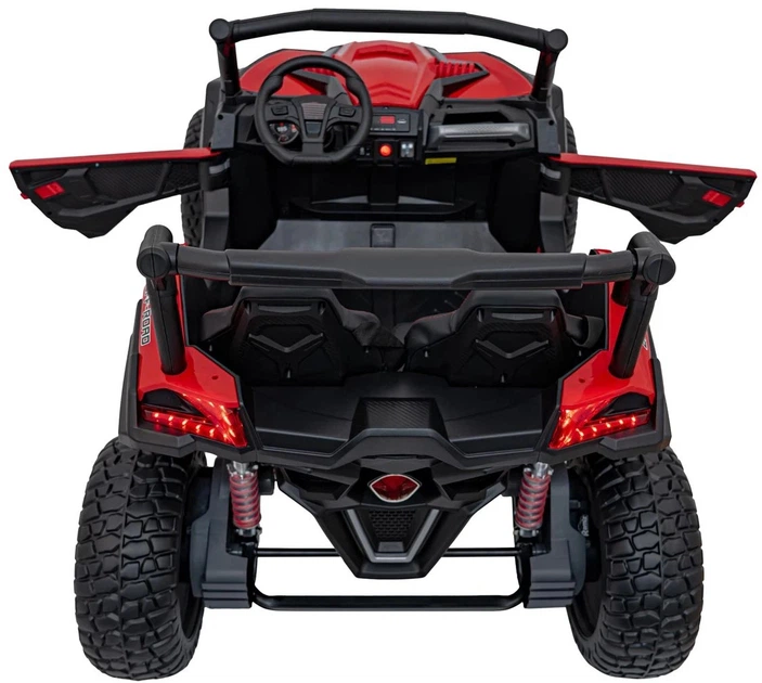 Samochód elektryczny dla dzieci UTV X3 Off-Road 2-osobowy Czerwony (5903864941968) - obraz 5
