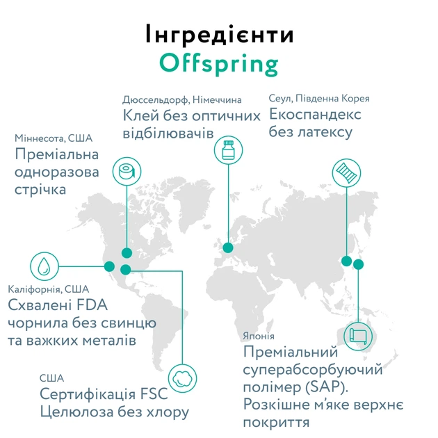 Подгузники Offspring Dinoland, размер NB, до 4 кг, 56 шт. - изображение 9