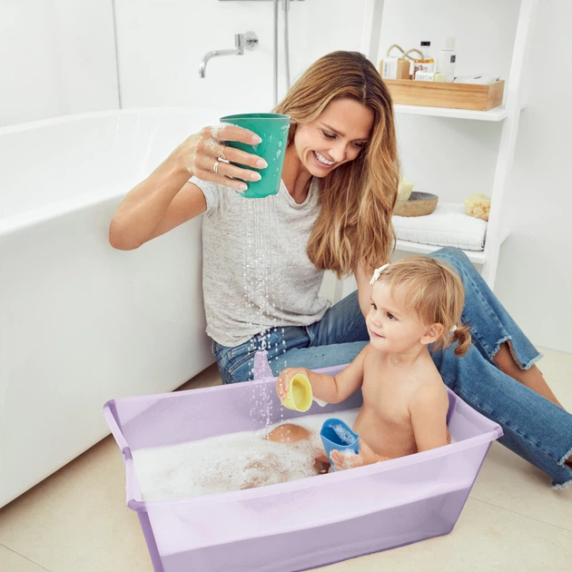 Ванночка складна Stokke Flexi Bath, Бузковий - Фото 3 Ванночка складна Stokke Flexi Bath, Бузковий - зображення 3