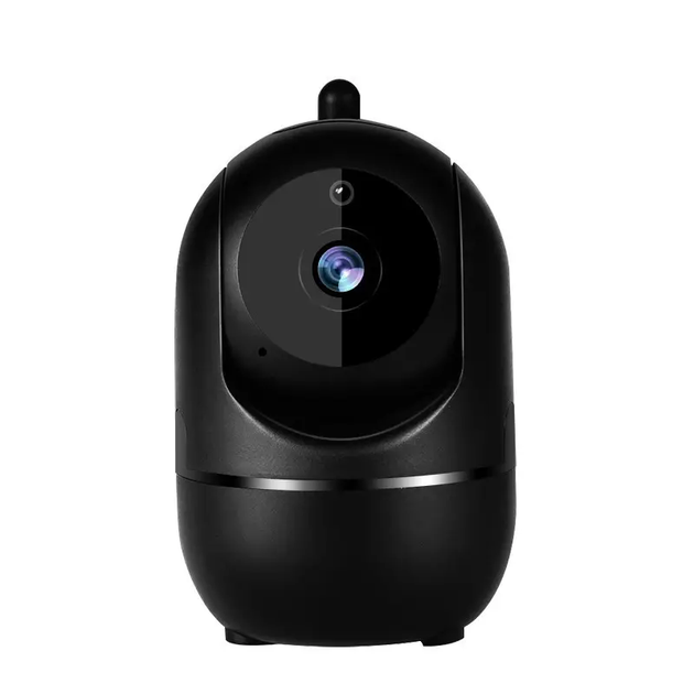 Wi-Fi камера видеонаблюдения с датчиком движения и ночным видением Eoolii, Black / Видеоняня - изображение 2