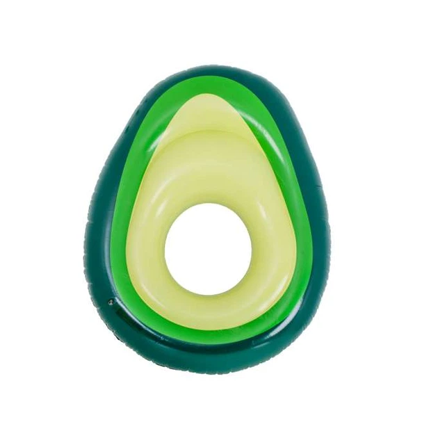 Materac dmuchany do pływania Kik Awokado z pestką piłką 150 x 115 cm KX6158 (5903039718531) - obraz 5